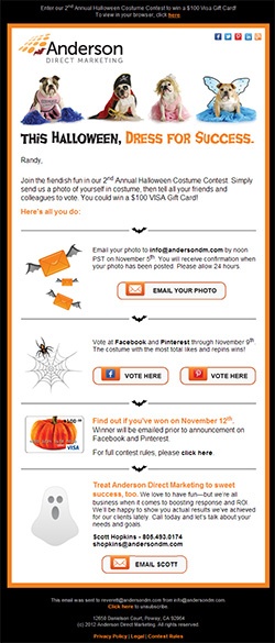 Halloween 2012 Email Template Example Halloween 2012 Email Template Example