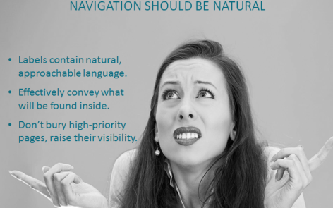 Navigation should be natural